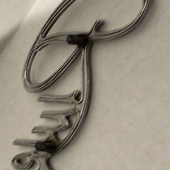 Riviera By Buick Draw CC Chrome Trunk Script Deck Lid Emblem Badge 1971-1972 - Picture 6 of 7